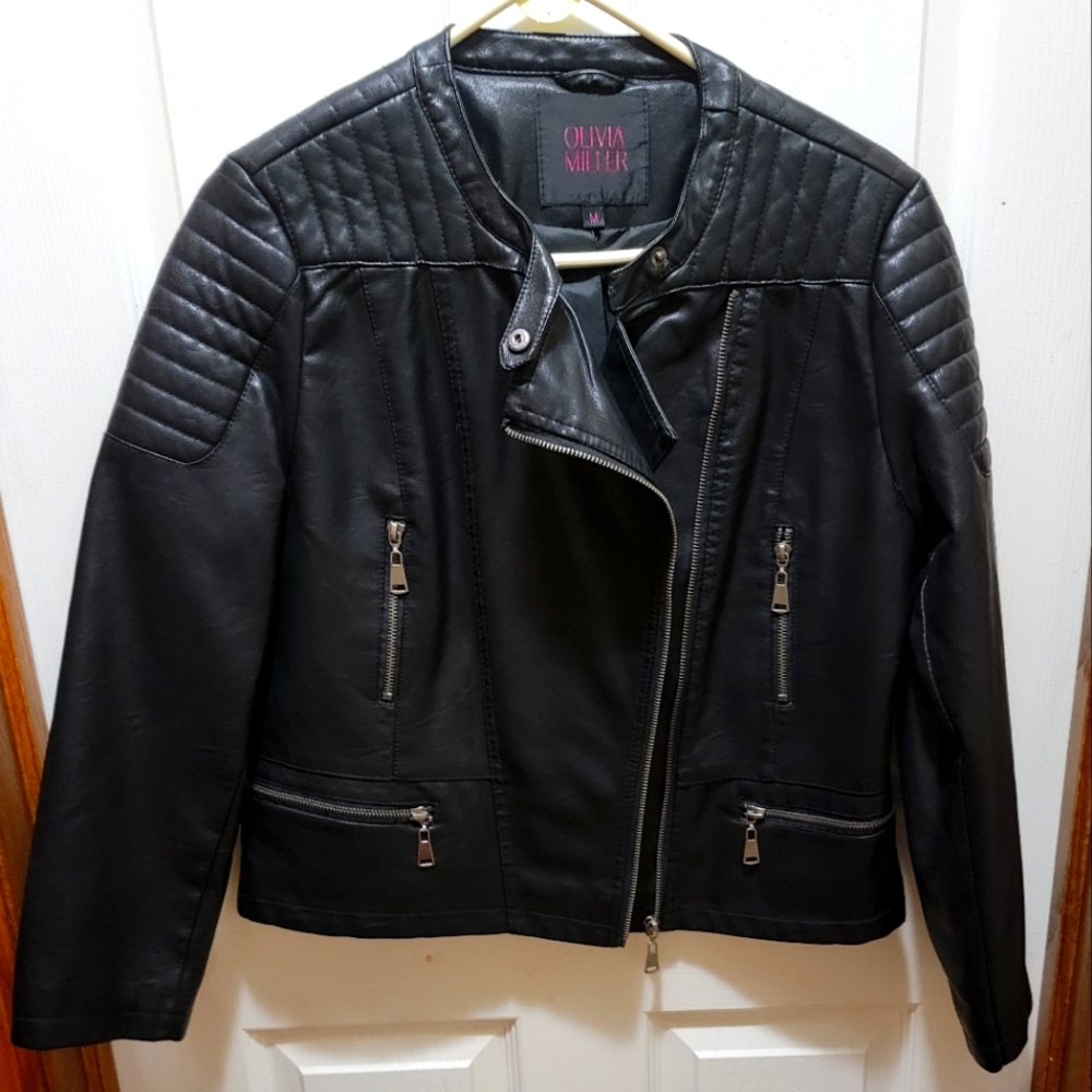 Brand New Olivia Miller Leather Jacket